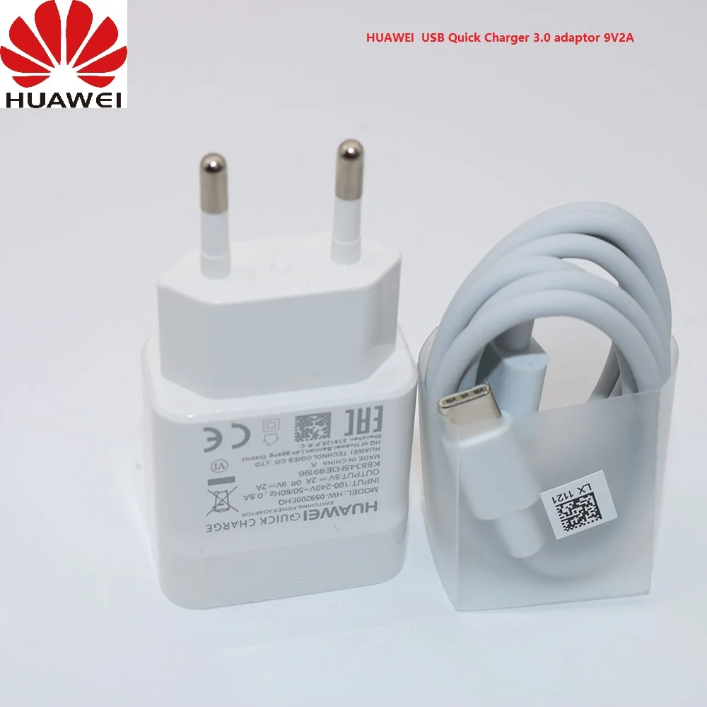 Оригинальное настенное зарядное устройство HUAWEI 5 В/2 а 9 USB адаптер для быстрой