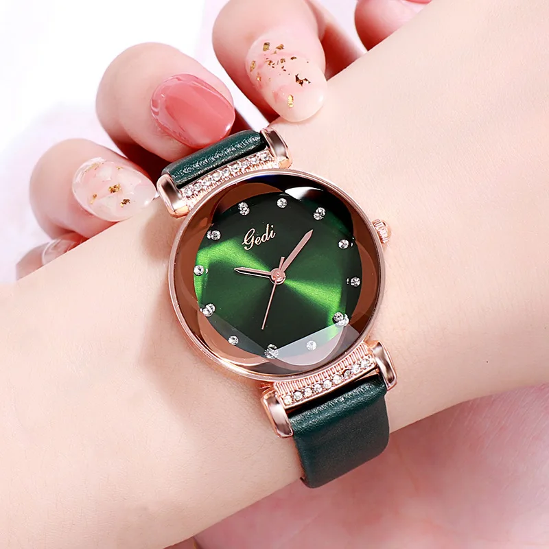 

Luxury Women's Watches Fashion Leather Band Simple Quartz Watch For Women Dress Female Clock Montre Femme Relogios Femininos