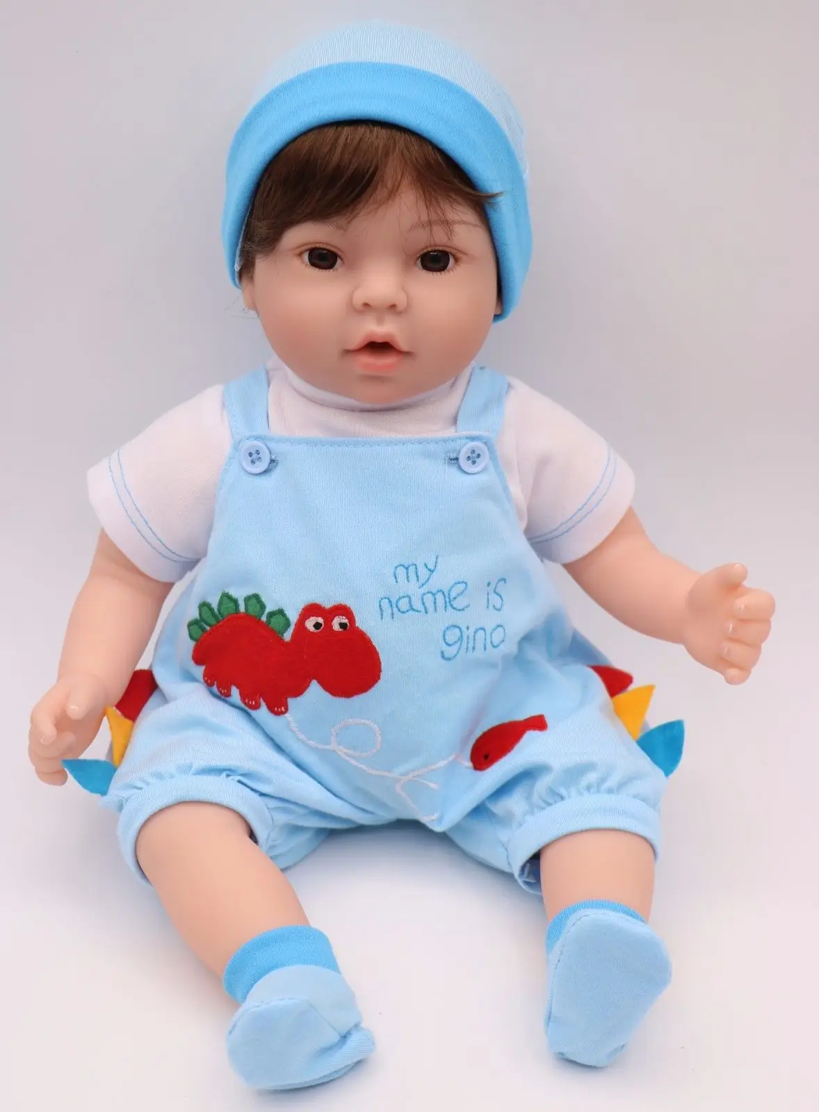 Reborn baby boy Preemie куклы ручной работы реалистичные Новорожденные реалистичные виниловые игрушки 16 ''детские игрушки для девочек игрушки для детей
