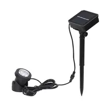 Солнечный светодиодный светильник, погружной светильник, прожектор, водонепроницаемый подводный Точечный светильник для сада, бассейна, фонтанов, пруда, воды, Водолей