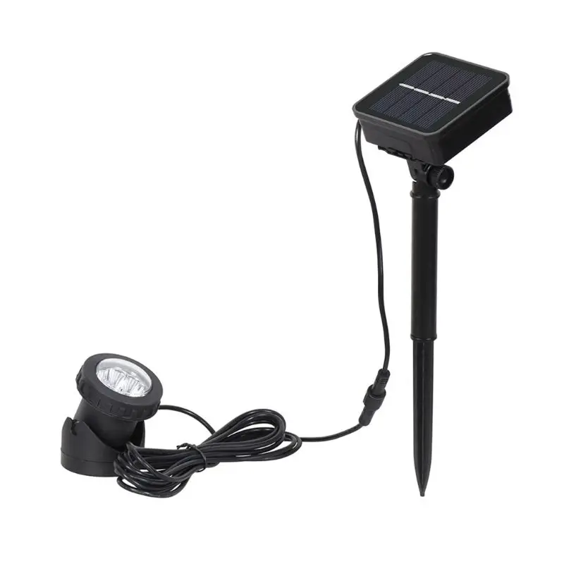 

Solar LED Light Submersible Lamp Projector Waterproof Underwater Spotlight for Garden Swimming Pool Fountains Pond Water Aquariu