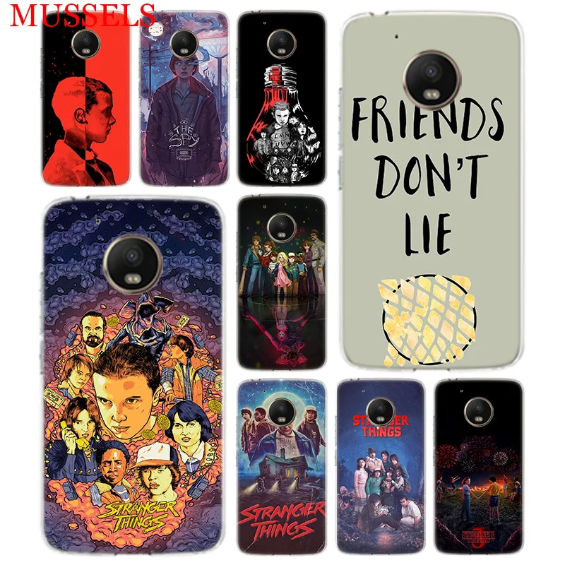 

Stranger Things Poster TV Special Phone Case For Motorola Moto G7 G6 G5S G5 E4 Plus G4 E5 Play Gift Fit Patterned Coque Cover