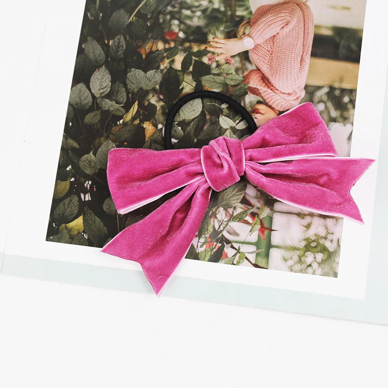 Japanese Vintage Velvet Bow Hair Clip - Image 8