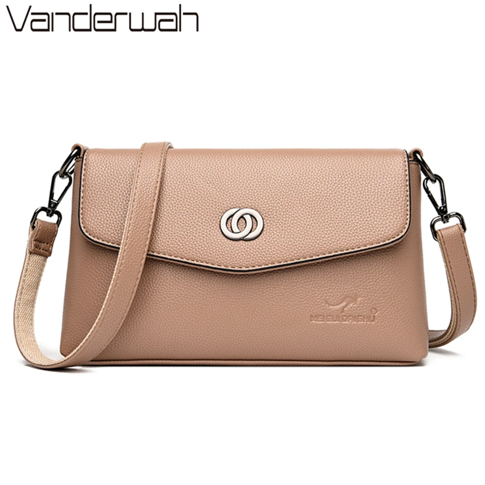 

New Kangaroo Brand Soft Leather Luxury Handbags Women Bags Designer Handbags High Quality Lady Crossbody Shoulder Hand Bags Sac