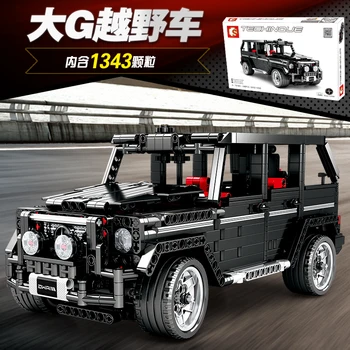 

SEMBO BLOCK children intelligence machinery group Big G SUV 500 high difficulty assembly adult toy boys 701960