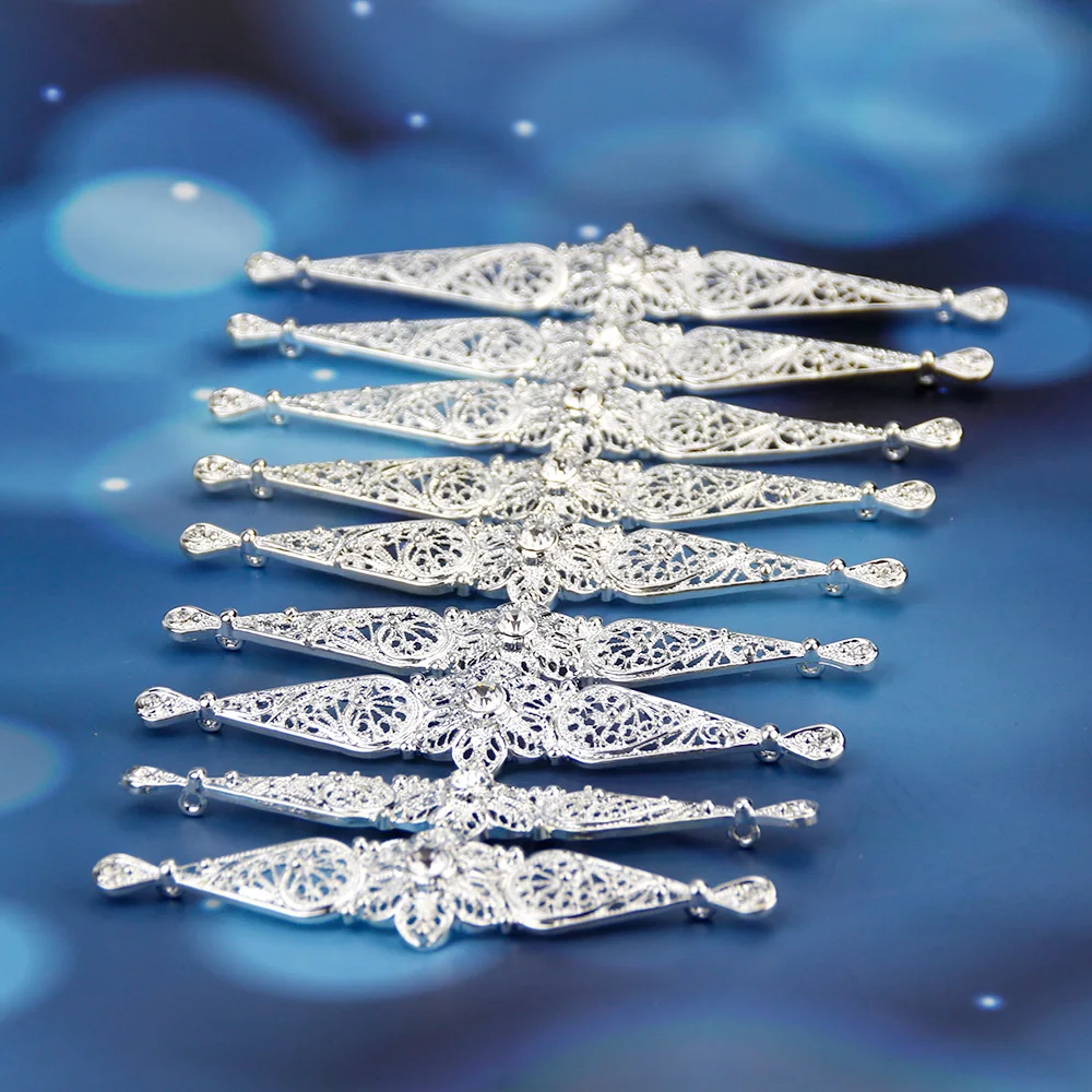 Sunspicems Caucasus Breastplate Turks Bride Wedding Jewelry Metal Buckle