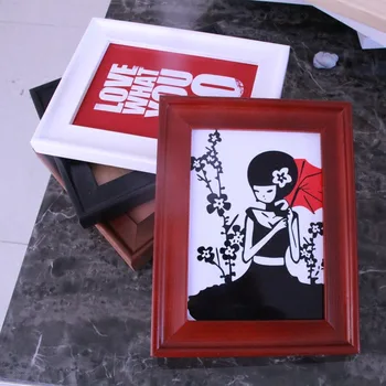 

1PCS Wooden Frame Solid Wood European Photo Frame Wall Creative Large Picture Frames