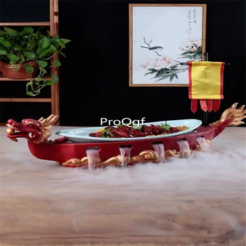 

Ngryise 1 set dragon restaurant creative food decoration plate(no food)