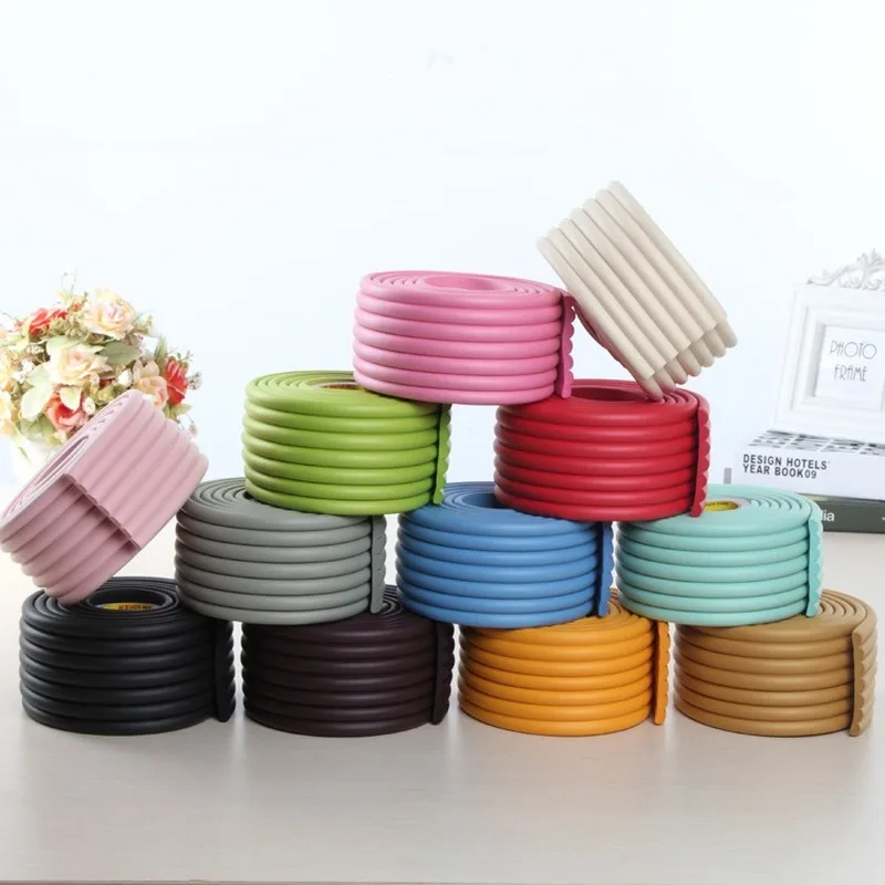 2M Baby Safety Protection Strip Table Desk Edge Guard Strip Corner Protector Furniture Corners Children Safety Foam Protection baby corner protector children s safety furniture anti collision protector table corner edge protective sleeve protection strip