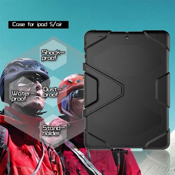 

Tablet Case Hard Cover For iPad Air / iPad 5 Protective Case Heavy Duty Silicone PC Cases