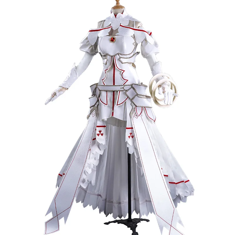 Аниме Alicization Sword Art Online SAO Yuuki костюм Asuna для косплея(костюмированных игр) Костюм Униформа платье Хэллоуин для женщин Новинка