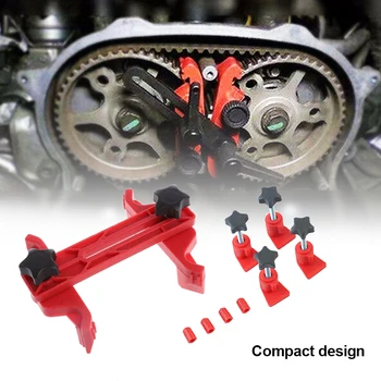 

5 Dual Cam Clamp Camshaft Engine Timing Locking Tool Sprocket Gear Kit Universal