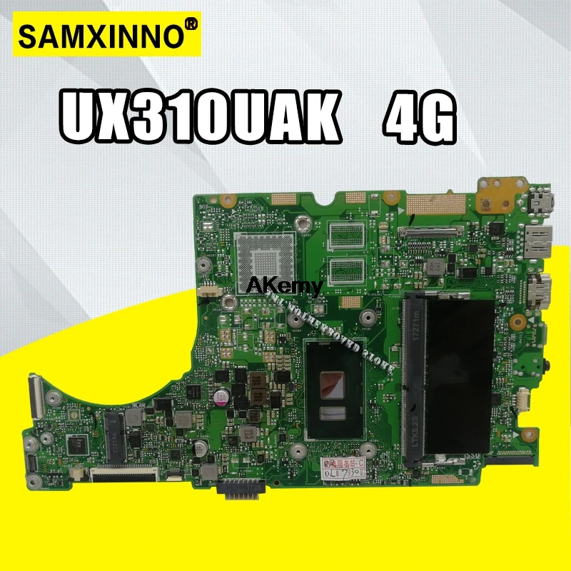 

laptop Motherboard For Asus UX310UAK UX310UV UX310UQ UX310UA UX310U Motherboard I3-7100U CPU 4GB RAM exchange!!!