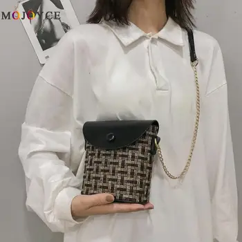 

Fashion Woolen Shoulder Bag Women Chain Flap Messenger Crossbody Bag Female Handbags