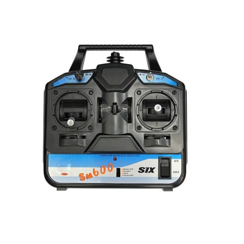 Flysky Радиоуправляемый симулятор FS SM600 6CH USB поддержка G6 G7 XTR FMS для 3D вертолета