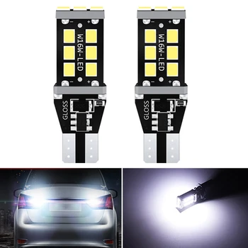 

2x W16W T15 LED Bulbs Canbus OBC Error Free Car Backup Light 921 912 T16 LED Bulbs Car Reverse Lamp Xenon White Red Orange DC12V