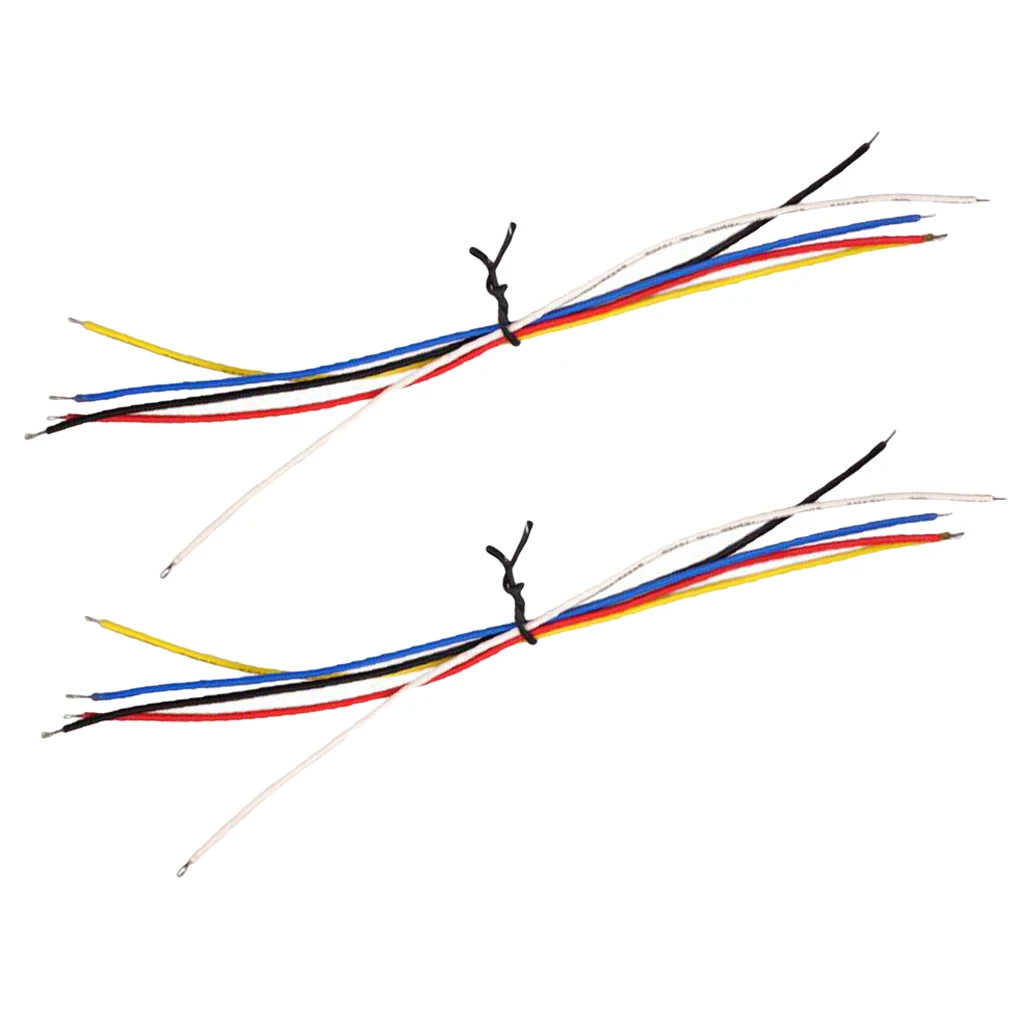 10x Electric Guitar Bass Interior Connecting Cable Circuit Line Multi 19cm