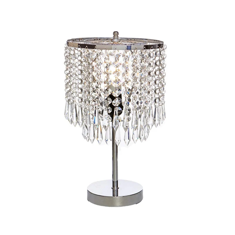 crystal bedside lamp