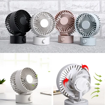 

Fan Ultra-quiet Mini Fan Eco-friendly Portable Adjustable with Strong Wind Force Multi-functional Creative Double Side Fans Gift