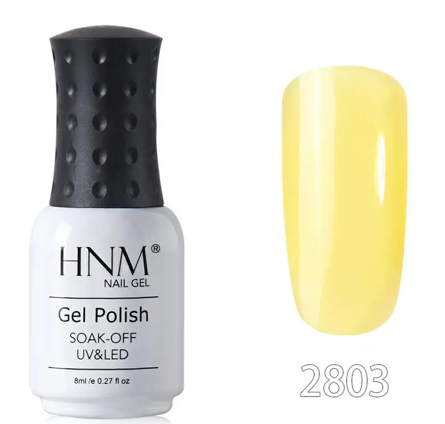 HNM 8 мл полупрозрачный Блестящий титановый Серебряный УФ-гель для ногтей светодиодный лак драгоценный камень стекло гибрид для ногтей художественный металлический лак набор - Цвет: 2803
