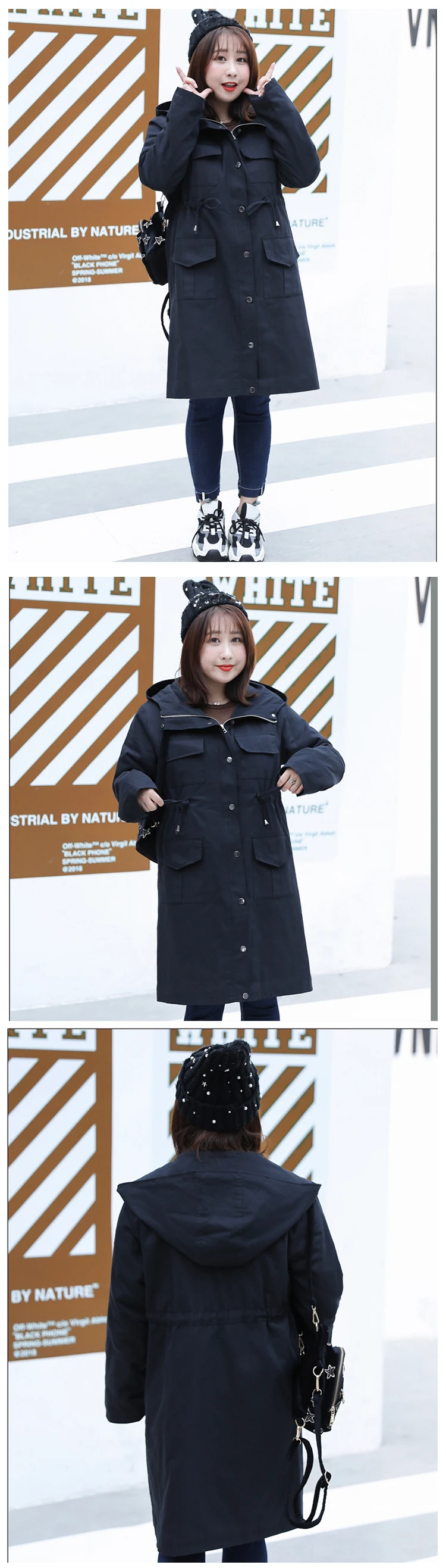 Long Jackets Lady New Spring Autumn Women Coats Big Size 5XL 6XL Tooling Jacket Female Coats Plus Over Size Outerwear