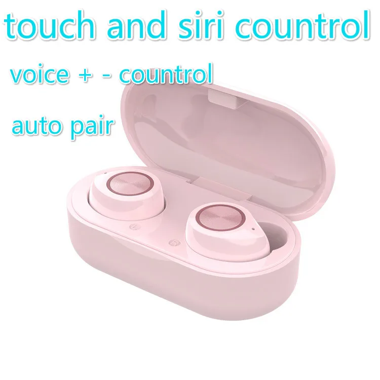 

tws60 Bluetooth 5.0 TWS Wireless Earphone touch and siri auto pair voice + - Headphone vs airdots i80 i100 for iphone samsung
