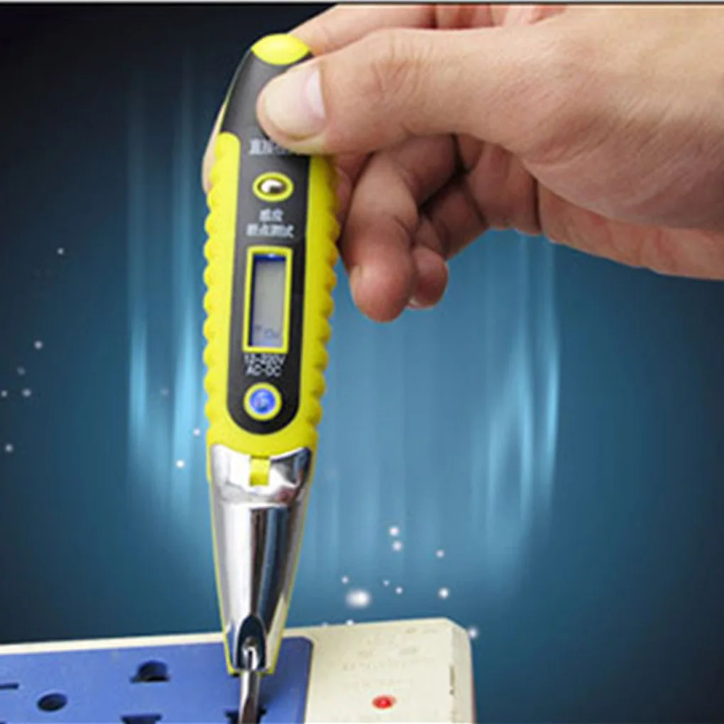 

Digital Test Pencil non-contact saftly Test Pen AC DC Tester Electrical LCD Display Voltage Detector