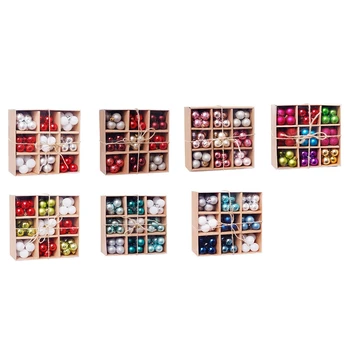

3cm 99Pcs 2021 Christmas Decorations for Home Christmas Balls Suit Christmas Tree Ornament