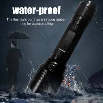 

Flashlight 18650 Lithium Battery Aluminum Alloy Led Support Power Outage Night Portable and Convenient Outdoor Searchlight