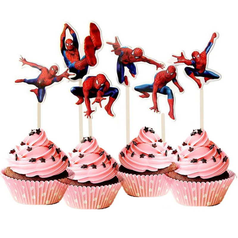 emocionante Aceptado Adviento Disney figuras de Spiderman para cupcakes, figuras de los vengadores, Star  Wars, Yoda, fiesta de cumpleaños, Halloween, DIY, suministros para insertar  pasteles, regalos|Figuras de acción| - AliExpress