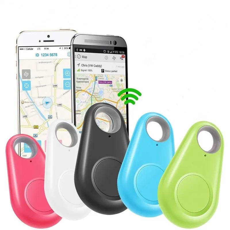 Dog Pets Smart GPS Tracker Anti-lost Alarm Tag Wireless Bluetooth Child Wallet Bag Key Finder Locator Anti Lost | Дом и сад