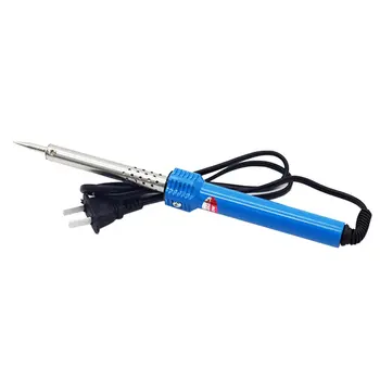 

50W/60W Electric Soldering Iron Copper Head Steel Cover High Temperature Resistance Anti-scald Handle Insulation EU/US Plug