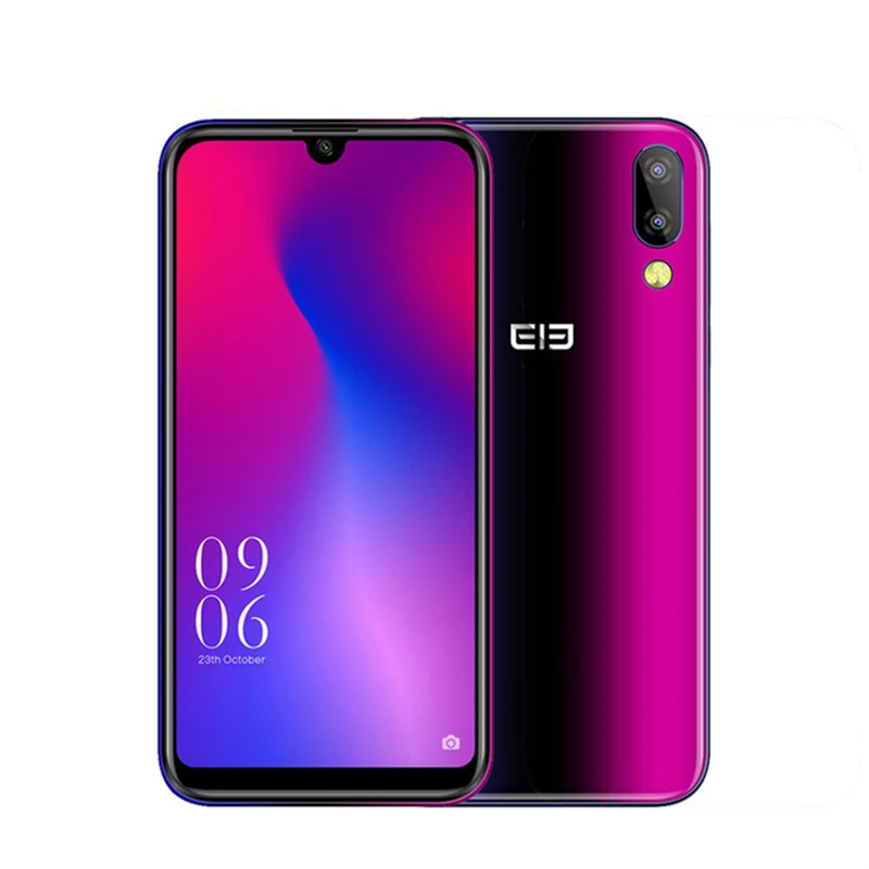 Elephone A6 Mini MT6761 четырехъядерный мобильный телефон HD + экран 5,71 ''Android 9,0 смартфон 4 Гб ram 64 Гб rom 16 МП 4G мобильный телефон