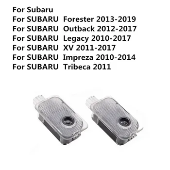 

2X LED Subaru Logo Car Door Light Projector Laser Ghost Shadow Lamp For SUBARU Forester SJ Sk 2013 -2019 Outback Legacy Impreza