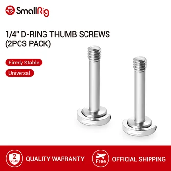 

SmallRig 1/4" D-Ring Thumb Screws For Camera Rig Kit (2pcs Pack) - 1795