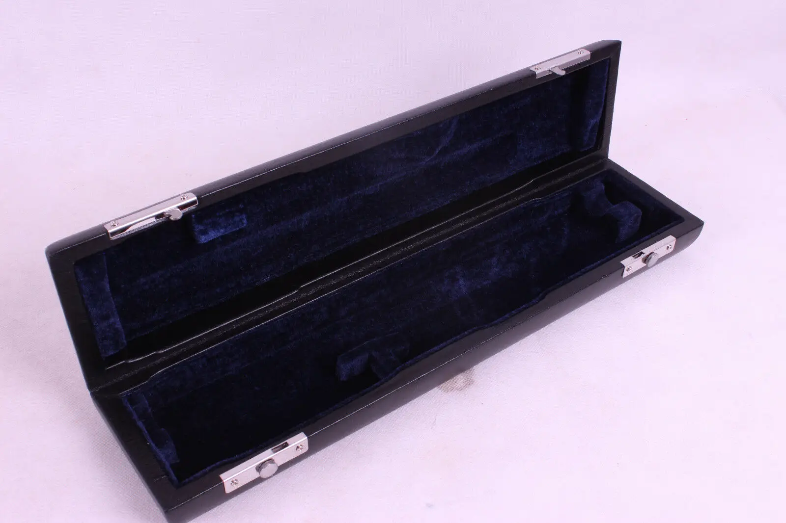 Yinfente 16 Hole Flute Case Hard wood +Leather package case Black Color #4