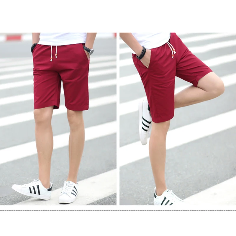 Летние хлопковые шорты размера плюс мужские модные брендовые пляжные шорты дышащие мужские повседневные шорты удобные короткие размера плюс Y