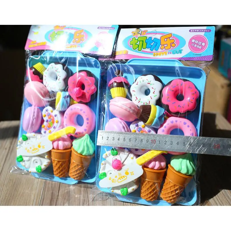 13Pcs/Set Kids Girls Simulate Dessert Kitchen Play House Puzzle Toys Set