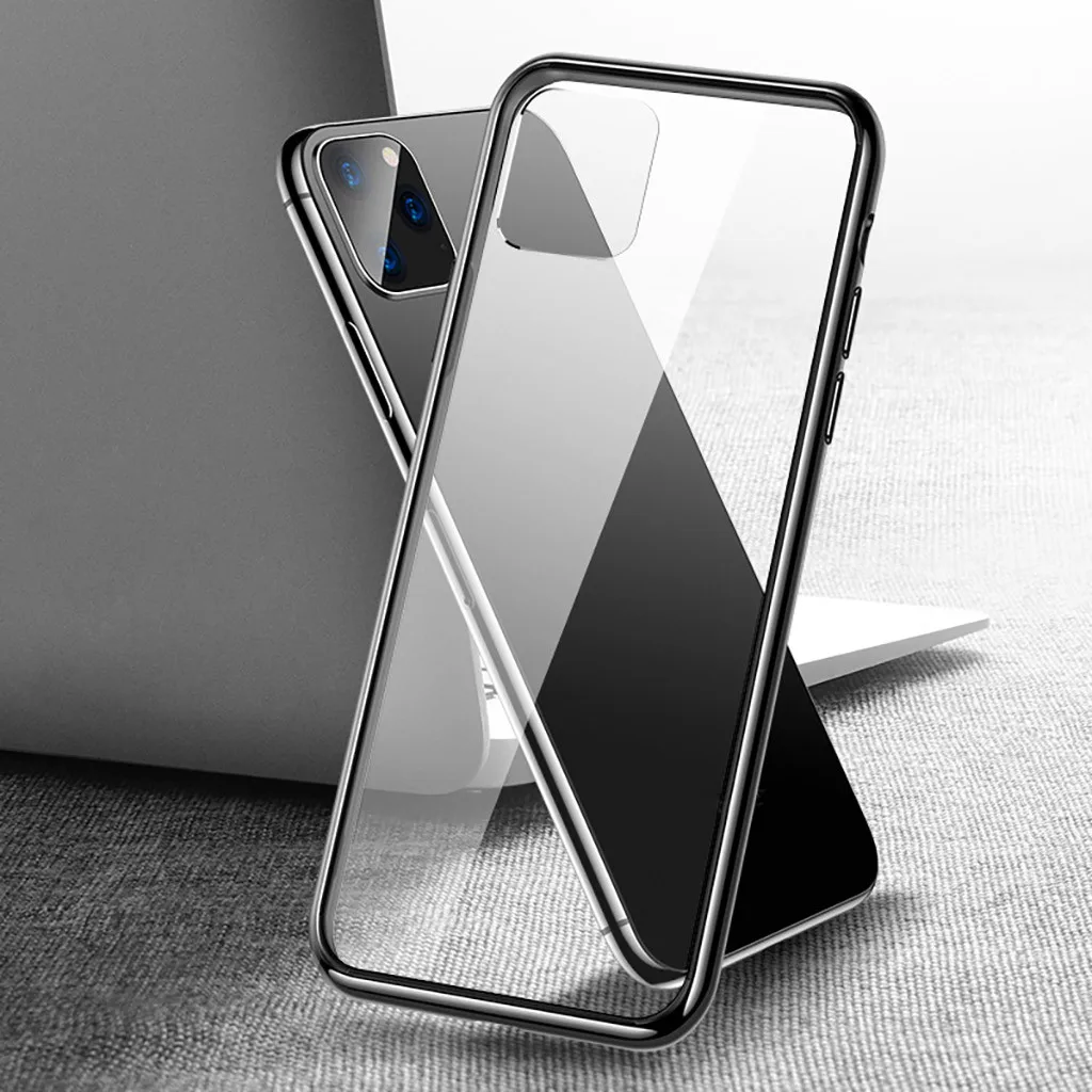Чехол из закаленного стекла для iPhone 11, чехол для iPhone 11 Pro 11 Pro Max, чехол Ultra 6D, защитный чехол, новинка, 19Ot