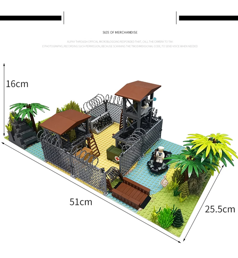 Blocos de Construção para Crianças Soldados para Crianças Base Militar Técnica Compatível Meninos Brinquedo Construção Tijolos Presente Aniversário Ww2 9 Computers & Electronics