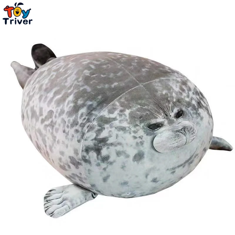 1pc Kawaii Seal Plush Toy Triver Stuffed Marine Animal Doll Baby Kids Children Toys Cushion Throw 1