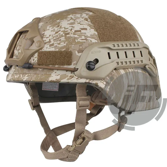 Emerson Tactical ACH ARC MICH 2000 Шлем EmersonGear TC-2000 стрельба Охота Усовершенствованная защита головы w/NVG кожух и боковая направляющая - Цвет: DD