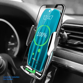 

New Hot Car Mobile Phone Wireless Charger Bracket Holder Fast Charging Adjustable Safety Protection