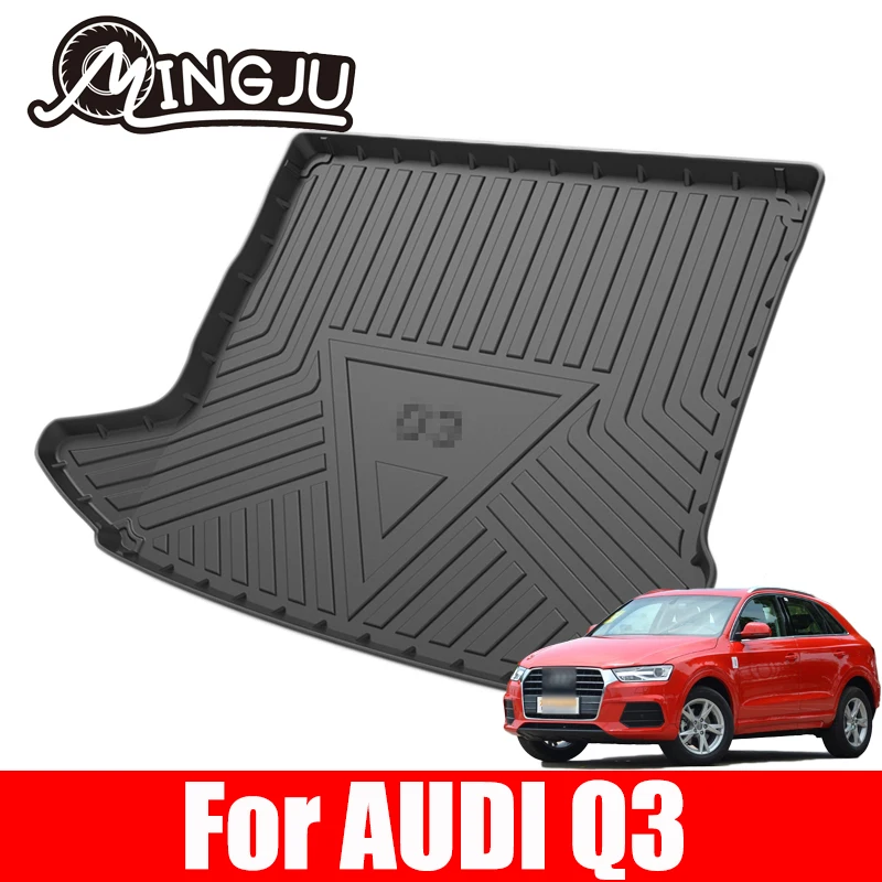 

Прочные коврики для багажника для AUDI Q3 2009-2019, моющийся коврик для хранения в багажнике, подушка для простого крепления на задней крышке