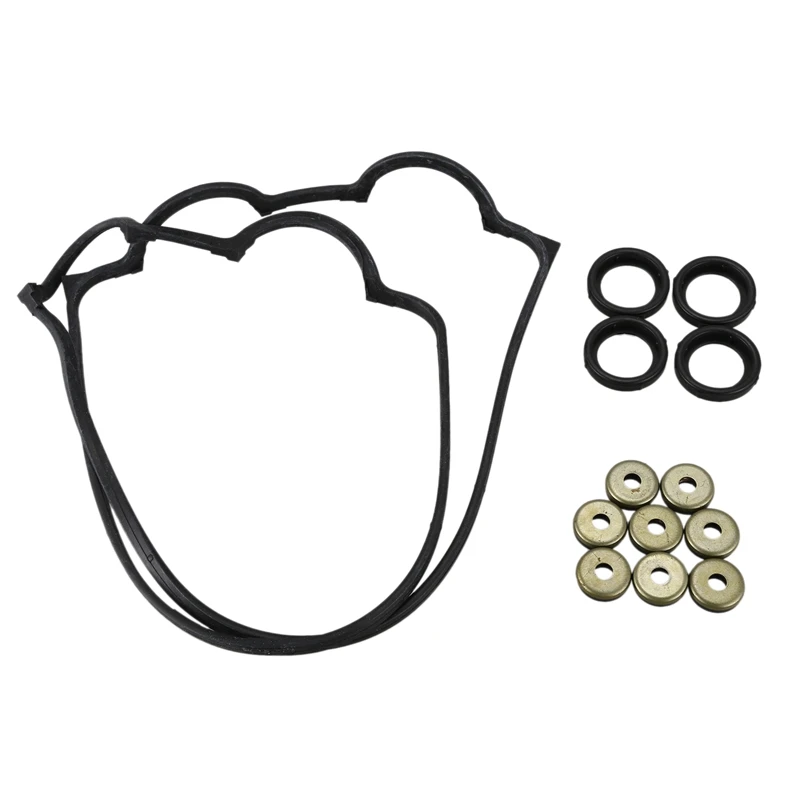 for 1992-2001 Acura Integra GSR Honda Civic Valve Cover Gasket Spark Plug Tube Seal Grommets 12341-PR3-000,12342-PT2-000