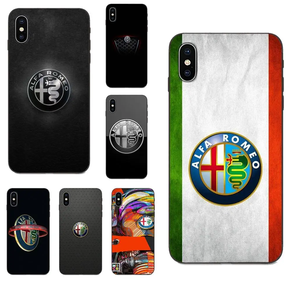 

Soft Tpu Phone Case Alfa Romeo For Samsung Galaxy A3 A5 A6 A6s A7 A8 A9 A10 A20E A30 A40 A50 A60 A70 Star Plus 2018