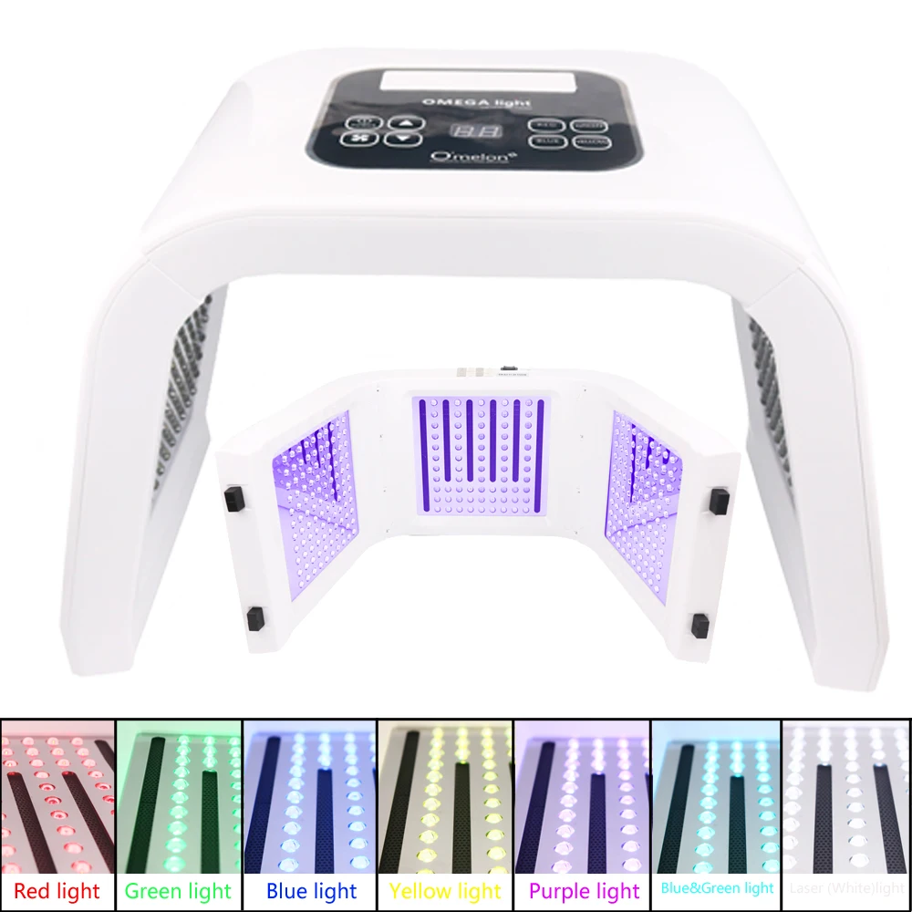 

7 Colors PDT Led Mask Led Facial Mask Light Therapy Skin Rejuvenation Device Spa Acne Remover Anti-Wrinkle Beauty Treatment Mask