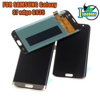 

Test Burn Shadow LCD Display For Samsung S7 edge LCD Display For S7 edge G935 G935F Display LCD Screen Touch Digitizer Assembly