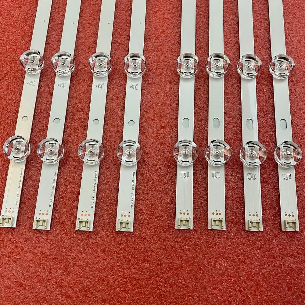 8 шт./компл. светодиодный подсветка полосы для LG 47LF6500 47LB6200 47LB5300 47LB570V 47LB652 47LB652V 47LB6300