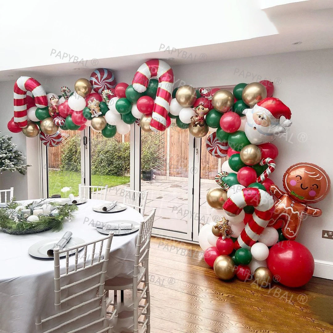 Deco Disco A Faire Soi Meme Kit de Ballons de noël, 1 ensemble, guirlande en arc vert, ensemble de  Ballons de noël rouge, en aluminium de bonbons, décorations de nouvel an,  cadeaux à faire soi même | AliExpress